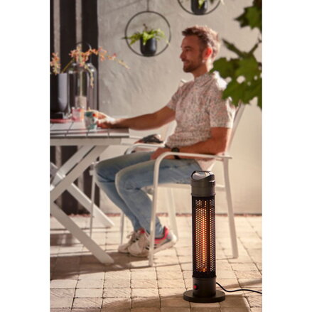 Infra zářič (ohřívač) NEO TOOLS 90-035, 1000W, IP44, Carbon Fiber Lamp, pro vyhřívání podlah a prostor skladů a stavenišť