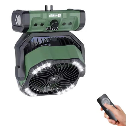 Ventilátor s rozprašovačem a powerbankou, FRT_HC_041, aku, 5V, 20000 mAh, slouží i jako powerbanka, IP66, USB-C, Format1
