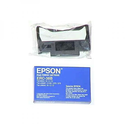 Epson originální páska do pokladny, C43S015374, ERC 38, černá, Epson TM-300, U 375, U 210, U 220