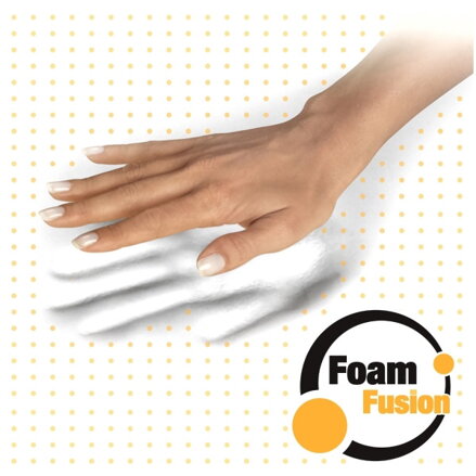 Podložka pod klávesnici Fellowes Health-V, ergonomická, pěnová, černá, 46.6x8.6 cm, 1.6 cm, Fellowes, textilní povrch