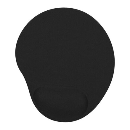 Podložka pod myš, ergonomická, gelová, černá, Powerton