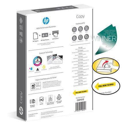 Xerografický papír HP, Copy paper A4, 80 g/m2, bílý, CHPCO480, 500 listů