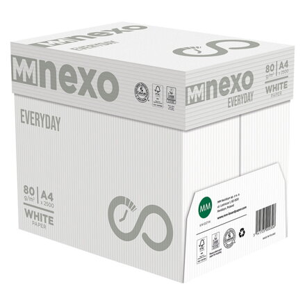 Xerografický papír MMnexo, Everyday A4, 80 g/m2, bílý, 500 listů, vhodný pro Ink+Laser