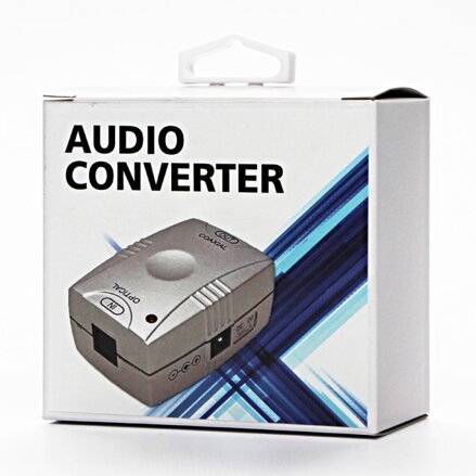 Konvertor pro převod audio signálu, z digitálního na analogový, Toslink F-Cinch F
