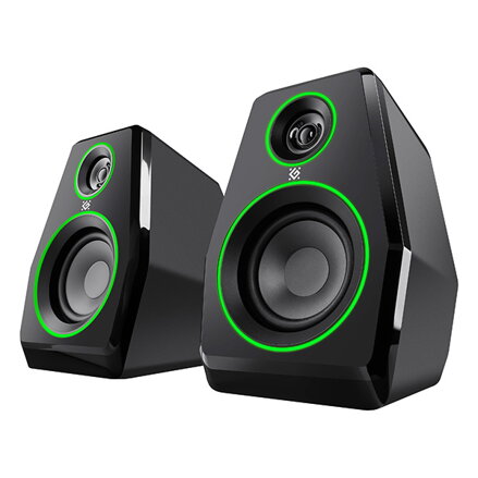 Defender reproduktory Solar 10, 2.0, 10W, černé, Bluetooth 5.3/AUX