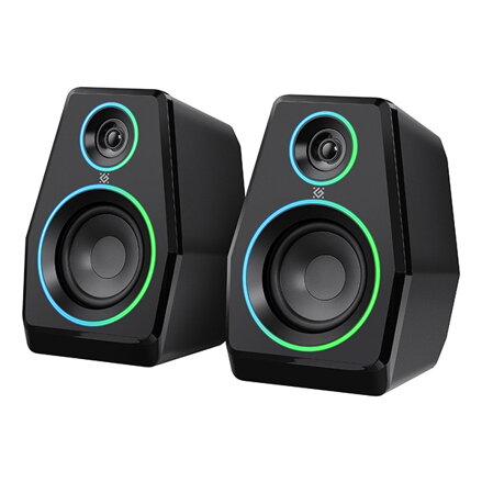 Defender reproduktory Solar 10, 2.0, 10W, černé, Bluetooth 5.3/AUX