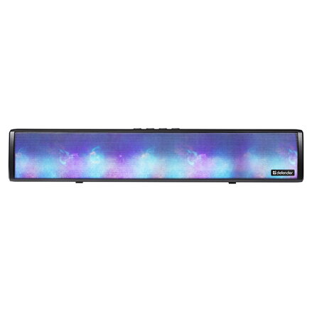 Defender Soundbar Z8, 2.0, 10W, černý, regulace hlasitosti, LED podsvícení, USB/Bluetooth, 90Hz-20kHz