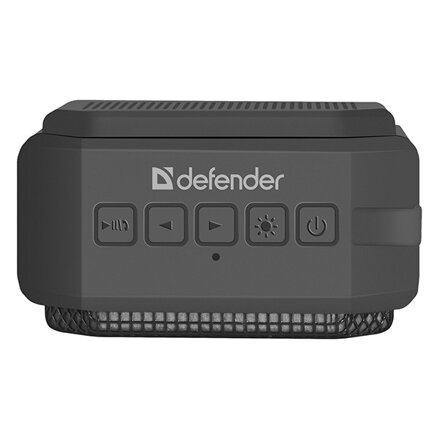 Defender reproduktor G16, Li-Ion, 1.0, 5W, černý, regulace hlasitosti, LED podsvícení, BT 5.0, TWS, 50Hz~20kHz