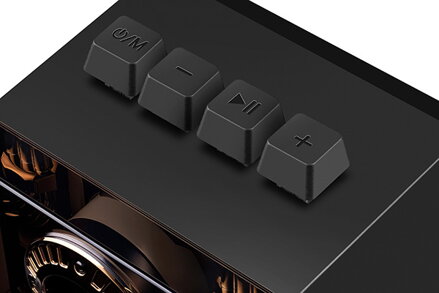 Defender reproduktory FUTURO, 2.0, 20W, černé, AUX/Bluetooth, podsvícené