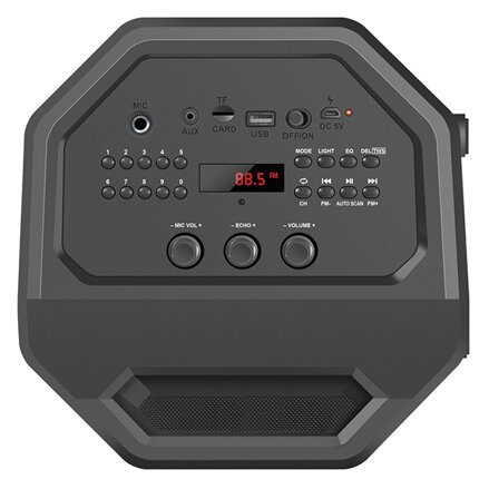 Defender reproduktor Rage, Li-Ion, 2.0, 50W, černý, regulace hlasitosti, LED podsvícení, BT 5.0, TWS, dálkové ovládání, 45Hz~22kHz