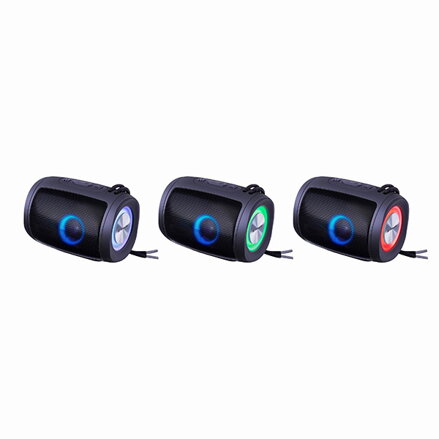 Defender reproduktor ENJOY S200, Li-Ion, 1.0, 5W, černý, regulace hlasitosti, přenosný, LED podsvícení, s integr. baterií, 80Hz~20