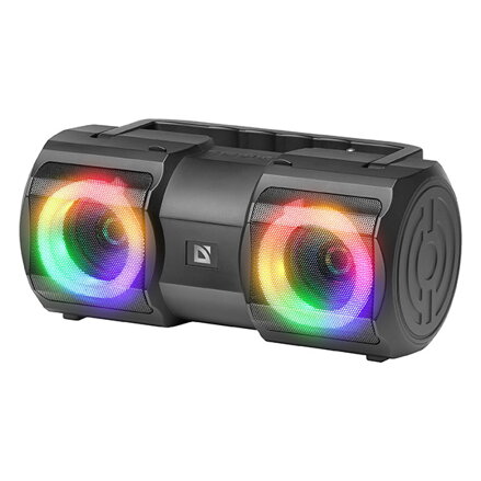 Defender reproduktor BEATBOX 20, Li-Ion, 2.0, 20W, černý, regulace hlasitosti, přenosný, LED podsvícení, s integr. baterií, 80Hz~2