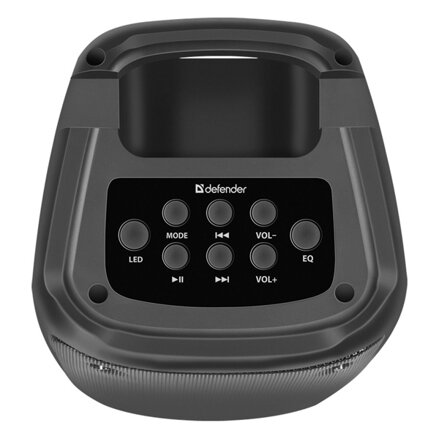 Defender reproduktor BOOMER 20, Li-Ion, 2.0, 20W, černý, regulace hlasitosti, LED podsvícení, BT 5.0, TWS, 150Hz~18kHz