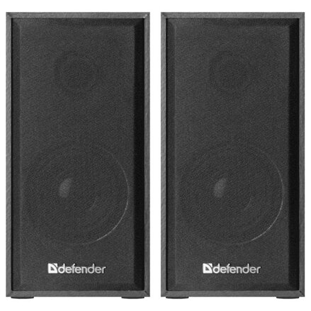 Defender reproduktory SPK 240, 2.0, 2x3W, černé, regulace hlasitosti, dřevěné, 100Hz~18kHz