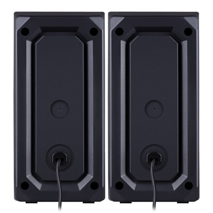 Defender reproduktory STELLAR, 2.0, 6W, černé, regulace hlasitosti, podsvícení, 100Hz~20kHz