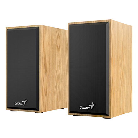 Genius reproduktory SP-HF180, 6W, hnědé, dřevěné