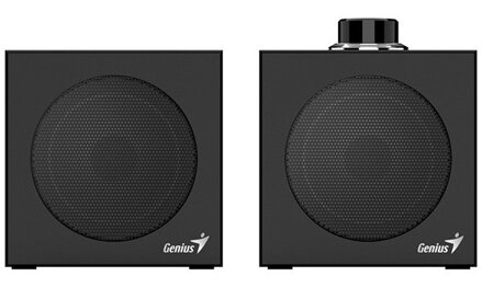 Genius reproduktory SP-HF300U, 4W, černé, dřevěné