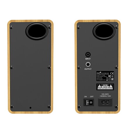 Genius reproduktory SP-HF400, 10W, hnědá
