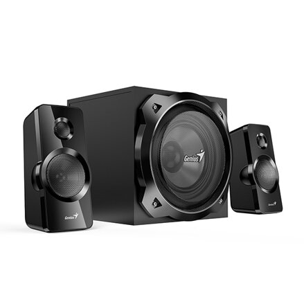 Genius reproduktory SW-2.1 1850BT, 2.1, 50W, černé, RCA vstup, Bluetooth 5.3