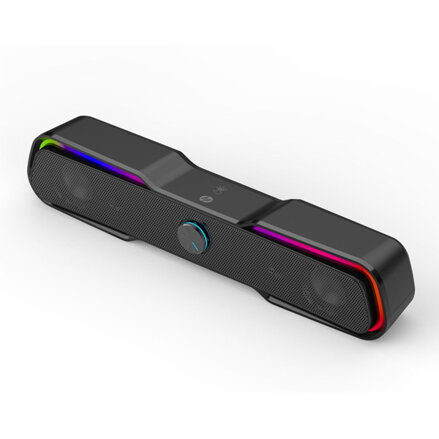 HP DHS-6002, 2.0, 6W, černý, regulace hlasitosti, stolní, 3,5 mm jack (USB), podsvícený, 300Hz-20KHz HP DHS-6002, 2.0, 6W, černý, regulace hlasitosti, stolní, 3,5 mm jack (USB), podsvícený, 300Hz-20KHz