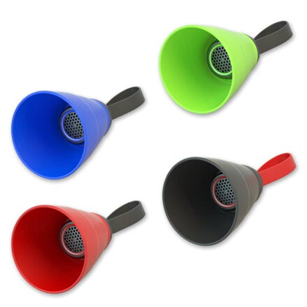 YZSY Bluetooth reproduktor SALI, 3W, zelený, regulace hlasitosti, skládací, voděodolný