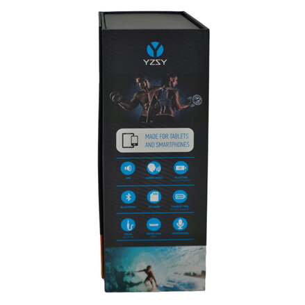 YZSY bluetooth reproduktor, FLABO, 2x5W, modrý, regulace hlasitosti