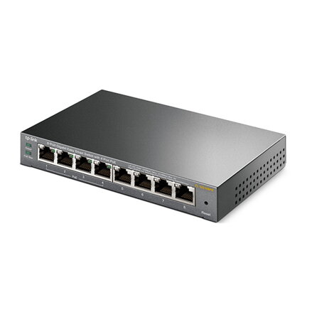 TP-LINK stolní switch TL-SG108PE PoE, 1000Mbps, 4x aktivní PoE, Easy smart, Auto MDI/MDI-X