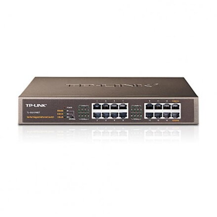 TP-LINK switch TL-SG1016D 1000Mbps, automatické učení adres MAC, auto MDI/MDIX