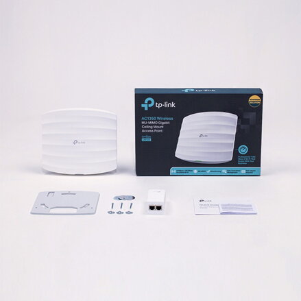 TP-LINK přístupový bod EAP225 2.4GHz a 5GHz, extender, IPv6, PoE, 1300Mbps, integrovaná anténa, 802.11n, Beamforming, 802.3af