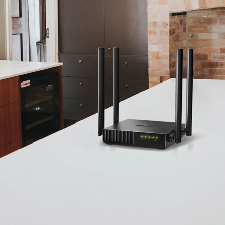 TP-LINK router Archer C54 2.4GHz a 5GHz, extender, přístupový bod, IPv6, 1200Mbps, fixní anténa, 802.11ac, Rodičovská kontrola, sí