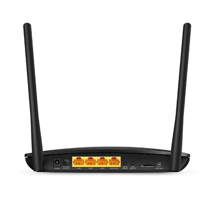 TP-LINK router TL-MR6400 2.4GHz, 300Mbps, LTE 4G, externí pevná anténa, 802.11n