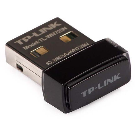 TP-LINK nano USB klient TL-WN725N 2.4GHz, 150Mbps, integrovaná anténa, 802.11n