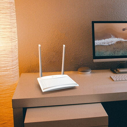 TP-LINK router TL-WR820N 2.4GHz, IPv6, 300Mbps, externí pevná anténa, 802.11n, VLAN, WPS, síť pro hosty