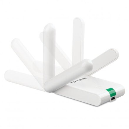 TP-LINK USB klient TL-WN822N 2.4GHz, 300Mbps, externí pevná anténa, 802.11n, 1.5m kabel, tlačítko WPS