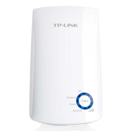 TP-LINK extender TL-WA850RE 2.4GHz, 300Mbps, integrovaná anténa, 802.11n, ethernetový most, WPS