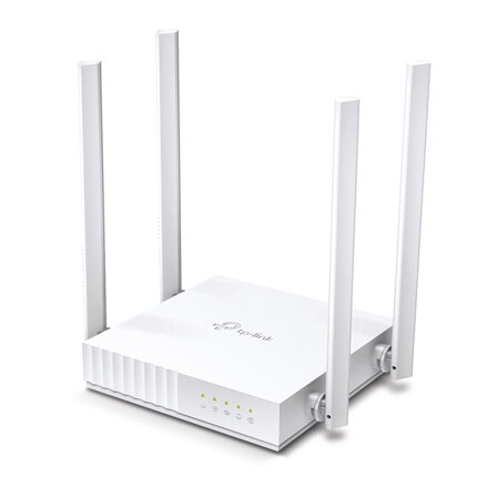 TP-LINK router Archer C24 2.4GHz a 5GHz, extender, přístupový bod, IPv6, 733Mbps, externí pevná anténa, 802.11ac, Rodičovská kontr
