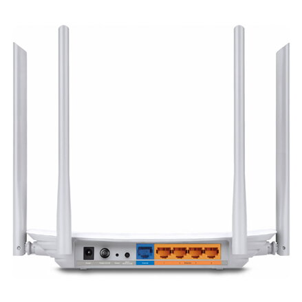 TP-LINK router Archer C50 2.4GHz a 5GHz, přístupový bod, IPv6, 1200Mbps, externí pevná anténa, 802.11ac, rodičovská kontrola, síť
