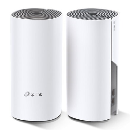 TP-LINK Wifi Mesh kit Deco E4(2-pack) 2.4GHz a 5GHz, přístupový bod, IPv6, 1200Mbps, integrovaná anténa, 802.11ac, 2Pack, ISP, rod