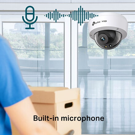 TP-link IP kamera venkovní VIGI C240(2.8MM), QHD 2560x1440, PoE, bílá, 4MPx rozlišení,barevně snímá, inteligentní detekce