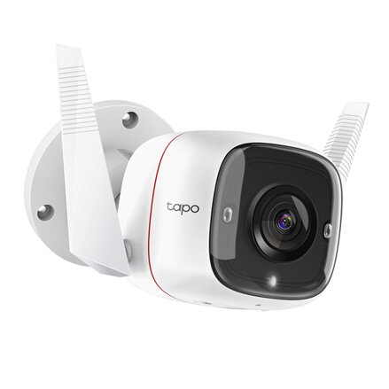 TP-link IP kamera venkovní Full HD, Wifi 2.4 GHz, bílá, 3MP rozlišení, noční vidění, alarm , det. pohybu