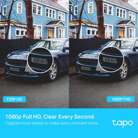 TP-link IP kamera venkovní Tapo C500, Full HD (1920x1080), Wifi 2.4 GHz /ethernet, bílá, noční vidění, alarm , det. pohybu