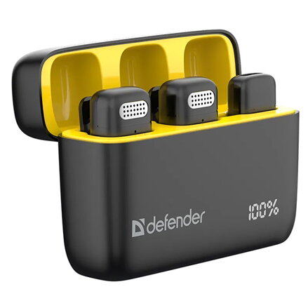 Defender, Lavalier mikrofon, TALKY-139, černý Defender, Lavalier mikrofon, TALKY-139, černý