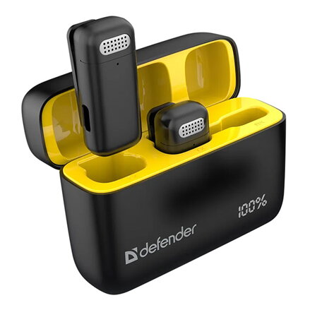 Defender, Lavalier mikrofon, TALKY-139, černý Defender, Lavalier mikrofon, TALKY-139, černý