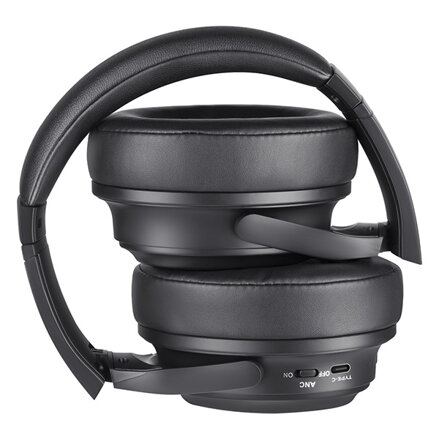 Defender FreeMotion B535, sluchátka s mikrofonem, ovládání hlasitosti, černá, 2.0, ANC, 40 mm měniče typ USB