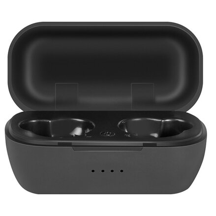 Defender Twins 638, sluchátka s mikrofonem, bez ovládání hlasitosti, černá, špuntová, BT 5.0, TWS, nabíjecí pouzdro typ bluetooth