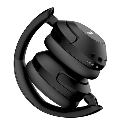Genius HS-810BT sluchátka s mikrofonem, ovládání hlasitosti, černá, bluetooth