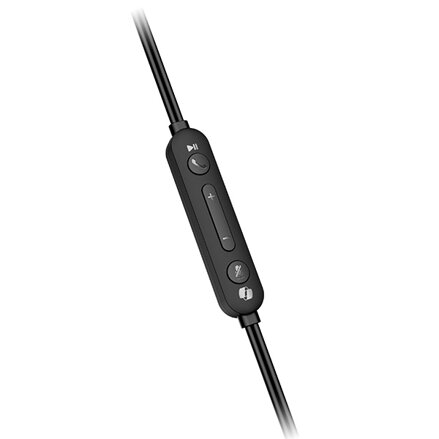 Genius HS-220U AI, sluchátka s mikrofonem, drátováčerná, 2.0, uzavřená, USB - C
