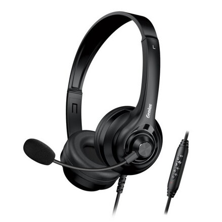 Genius HS-235U sluchátka s mikrofonem, drátová, černá
