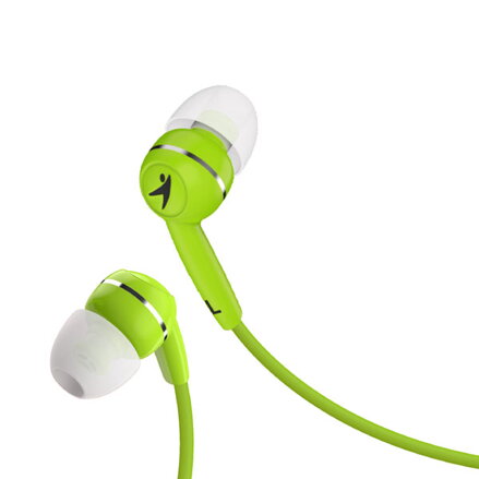 Genius HS-M320, sluchátka, bez ovládání hlasitosti, zelené, špuntová typ 3.5 mm jack