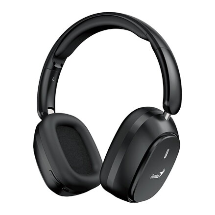 Genius HS-820BT sluchátka s mikrofonem, bezdrátová, černá, bluetooth